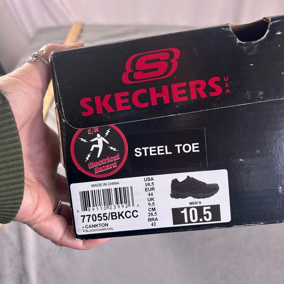 Skechers Work Men's Steel Toe safety shoe size 10.5 New in box - Picture 5 of 9